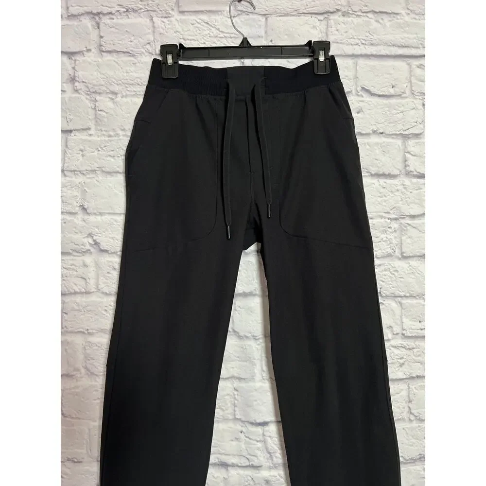 Lululemon Men's ABC Warpstreme Jogger SIZE XS Black Pants Drawstring Pockets